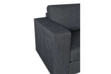 Leo Sovesofa 3-seter med Sjeselong Høyre - Mørkegrå - Møbler - Sofaer - Sovesofaer - Sovesofa divan