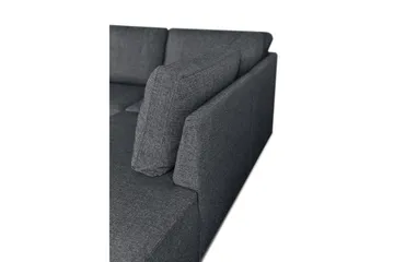 Leo Sovesofa 3-seter med Sjeselong Høyre - Mørkegrå - Møbler - Sofaer - Sovesofaer - Sovesofa divan