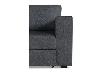 Leo Sovesofa 3-seter med Sjeselong Venstre - Mørkegrå - Møbler - Sofaer - Sovesofaer - Sovesofa divan