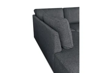 Leo Sovesofa 3-seter med Sjeselong Venstre - Mørkegrå - Møbler - Sofaer - Sovesofaer - Sovesofa divan