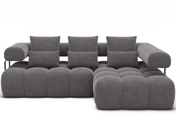 Levvi 3-seters boblete sovesofa med divan, høyre - Manhattan 03 - Møbler - Sofaer - Sovesofaer - Hjørnesovesofa
