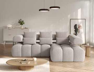 Levvi 3-seters boblete sovesofa med divan, høyre - Royal 18 - Møbler - Sofaer - Sovesofaer - Sovesofa divan