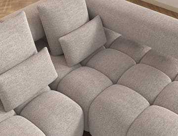 Levvi 3-seters boblete sovesofa med divan, høyre - Royal 18 - Møbler - Sofaer - Sovesofaer - Sovesofa divan