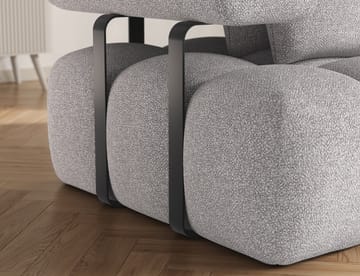 Levvi 3-seters boblete sovesofa med divan, høyre - Paolli 04 - Møbler - Sofaer - Sovesofaer - Sovesofa divan