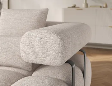 Levvi 3-seters Bubblig sovesofa med divan Venstre - Bazalt 18 - Møbler - Sofaer - Sovesofaer - Hjørnesovesofa