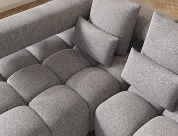Levvi 3-seters Bubblig sovesofa med divan Venstre - Coralline 03 - Møbler - Sofaer - Sovesofaer - Sovesofa divan