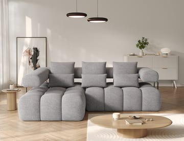 Levvi 3-seters Bubblig sovesofa med divan Venstre - Coralline 03 - Møbler - Sofaer - Sovesofaer - Sovesofa divan