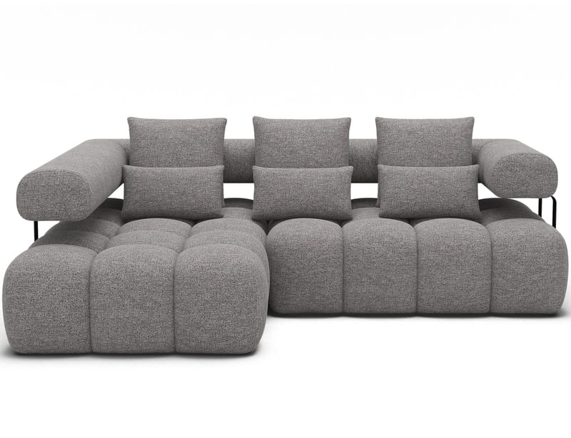 Levvi 3-seters Bubblig sovesofa med divan Venstre - Coralline 03 - Møbler - Sofaer - Sovesofaer - Sovesofa divan