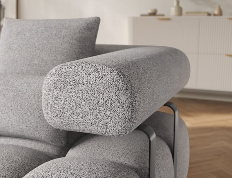 Levvi 3-seters Bubblig sovesofa med divan Venstre - Coralline 03 - Møbler - Sofaer - Sovesofaer - Sovesofa divan