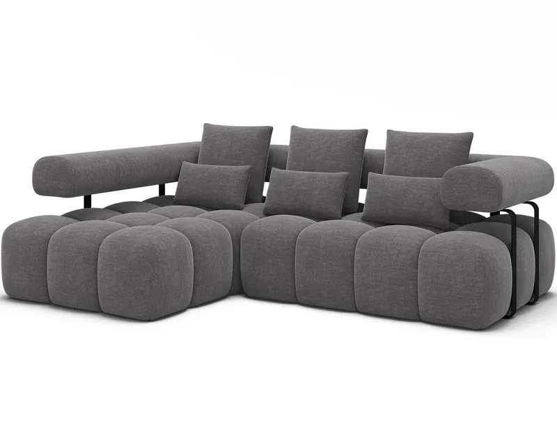 Levvi 3-seters Bubblig sovesofa med divan Venstre, Manhattan 03