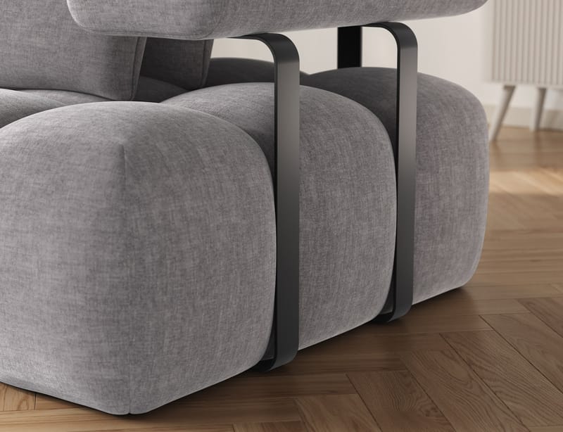 Levvi 3-seters Bubblig sovesofa med divan Venstre - Manhattan 03 - Møbler - Sofaer - Sovesofaer - Sovesofa divan