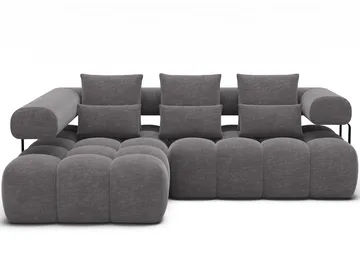 Levvi 3-seters Bubblig sovesofa med divan Venstre - Manhattan 03 - Møbler - Sofaer - Sovesofaer - Sovesofa divan