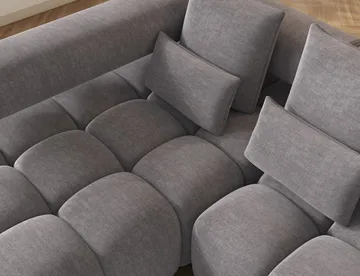 Levvi 3-seters Bubblig sovesofa med divan Venstre - Manhattan 03 - Møbler - Sofaer - Sovesofaer - Sovesofa divan