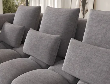Levvi 3-seters Bubblig sovesofa med divan Venstre - Manhattan 03 - Møbler - Sofaer - Sovesofaer - Sovesofa divan