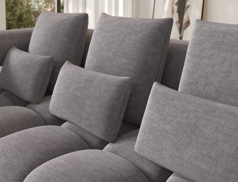 Levvi 3-seters Bubblig sovesofa med divan Venstre - Manhattan 03 - Møbler - Sofaer - Sovesofaer - Sovesofa divan
