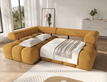 Levvi 3-seters Bubblig sovesofa med divan Venstre - Manhattan 45 - Møbler - Sofaer - Sovesofaer - Hjørnesovesofa