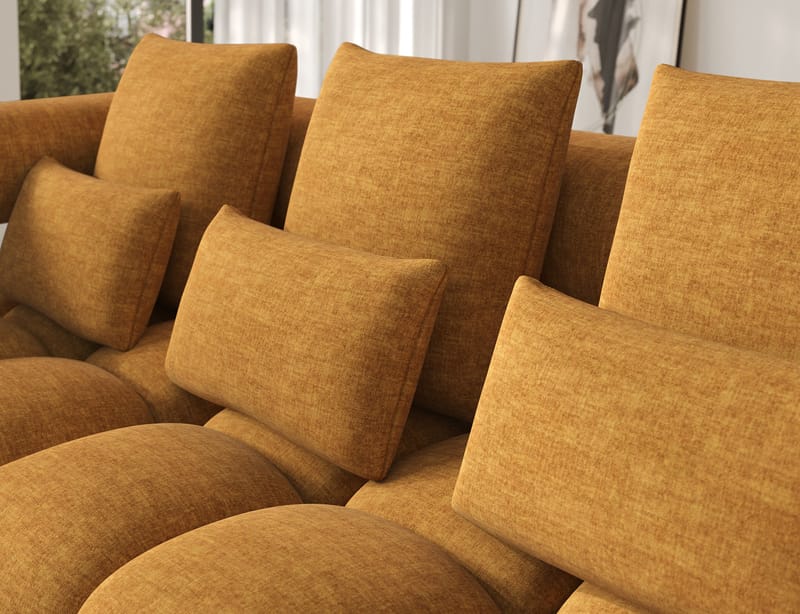 Levvi 3-seters Bubblig sovesofa med divan Venstre - Manhattan 45 - Møbler - Sofaer - Sovesofaer - Hjørnesovesofa