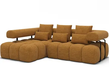 Levvi 3-seters Bubblig sovesofa med divan Venstre - Manhattan 45 - Møbler - Sofaer - Sovesofaer - Hjørnesovesofa