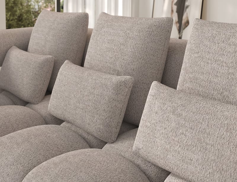Levvi 3-seters Bubblig sovesofa med divan Venstre - Royal 18 - Møbler - Sofaer - Sovesofaer - Sovesofa divan