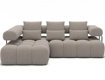 Levvi 3-seters Bubblig sovesofa med divan Venstre - Royal 18 - Møbler - Sofaer - Sovesofaer - Sovesofa divan