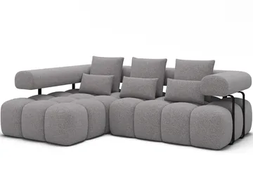 Levvi 3-seters Bubblig sovesofa med divan Venstre - Paolli 04 - Møbler - Sofaer - Sovesofaer - Hjørnesovesofa