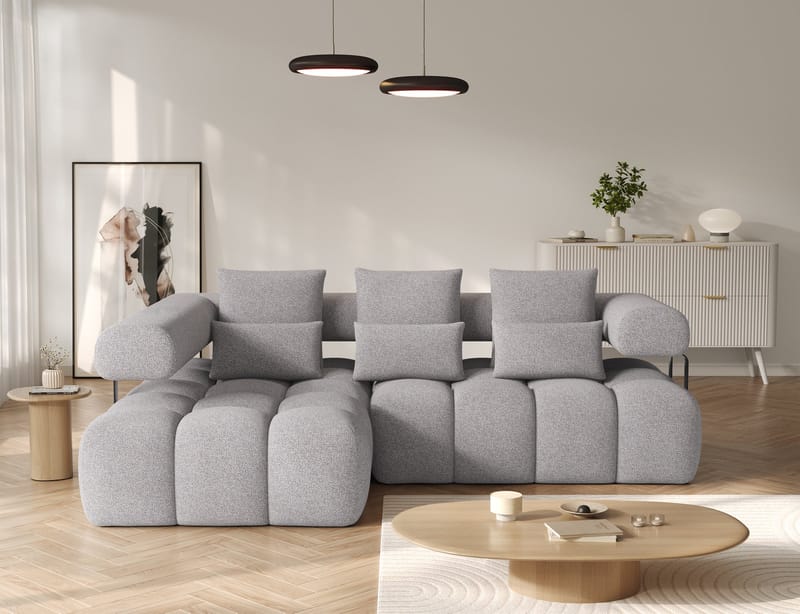 Levvi 3-seters Bubblig sovesofa med divan Venstre - Paolli 04 - Møbler - Sofaer - Sovesofaer - Hjørnesovesofa