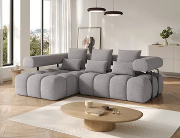 Levvi 3-seters Bubblig sovesofa med divan Venstre - Paolli 04 - Møbler - Sofaer - Sovesofaer - Hjørnesovesofa