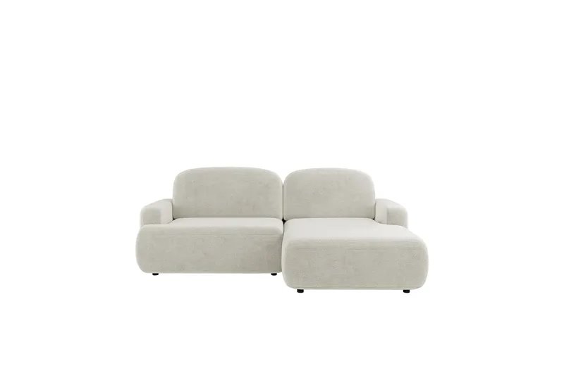 Lifeina Sovesofa Med 2-Seters Divan, Beige/Hvit