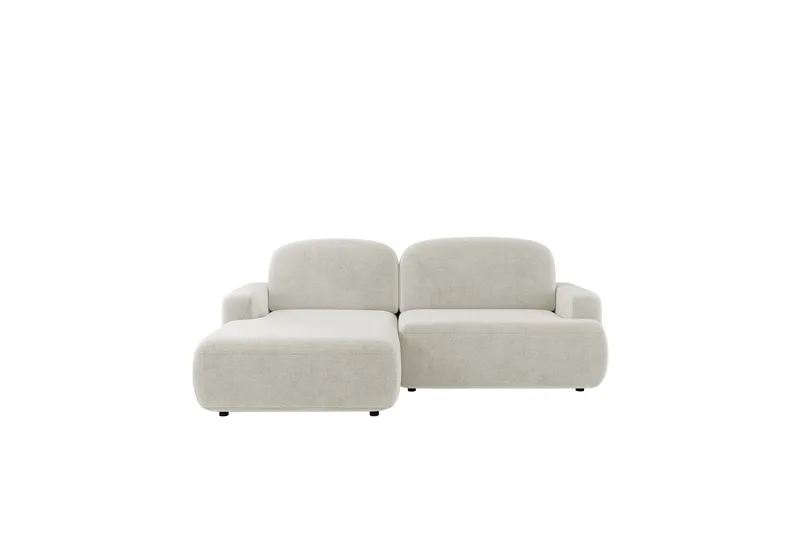 Lifeina Sovesofa Med 2-Seters Divan, Beige/Hvit