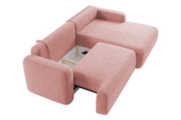 Lifeina Sovesofa Med 2-Seters Divan - Grå - Møbler - Sofaer - Sovesofaer - Sovesofa divan
