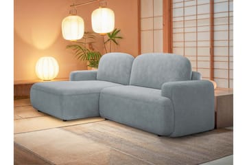 Lifeina Sovesofa Med 2-Seters Divan - Grå - Møbler - Sofaer - Sovesofaer - Sovesofa divan