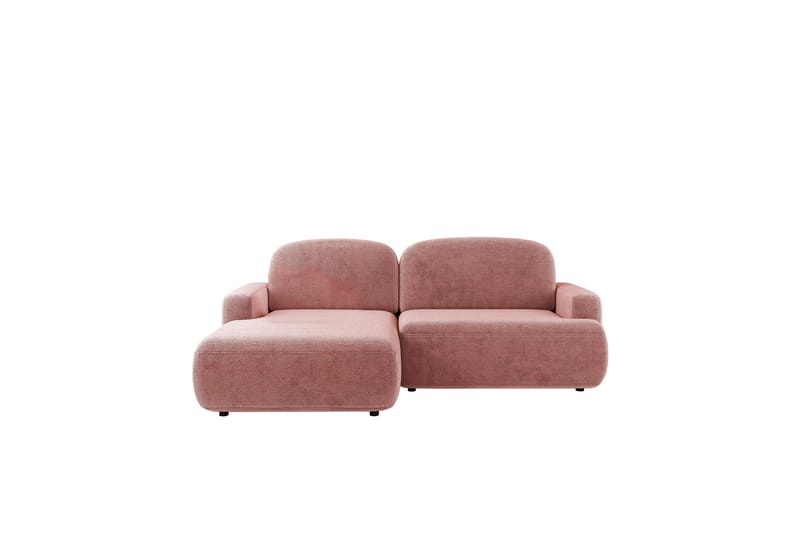 Lifeina Sovesofa Med 2-Seters Divan - Rosa - Møbler - Sofaer - Sovesofaer - Sovesofa divan