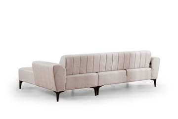 Lilesville Sovesofa med divan - Beige - Møbler - Sofaer - Sovesofaer - Sovesofa divan