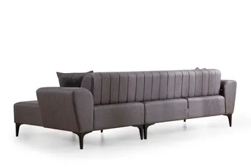 Lilesville Sovesofa med divan - Mørkegrå - Møbler - Sofaer - Sovesofaer - Sovesofa divan