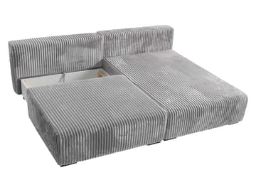 Lorynn 3-seters sovesofa med divan - beige - Møbler - Sofaer - Sovesofaer - Hjørnesovesofa