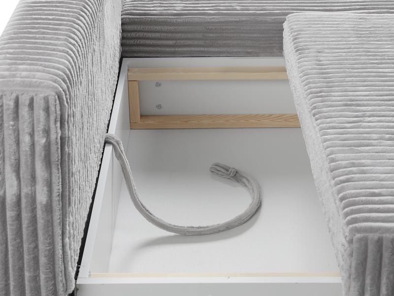 Lorynn 3-seters sovesofa med divan - brun - Møbler - Sofaer - Sovesofaer - Hjørnesovesofa