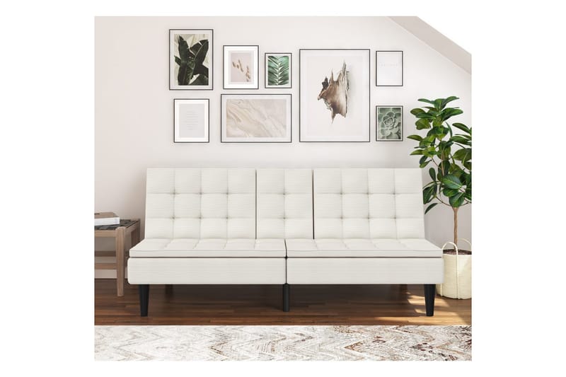 Maine Sovesofa 3-seter - Hvit - Møbler - Sofaer - Sovesofaer - 3 seters sovesofa