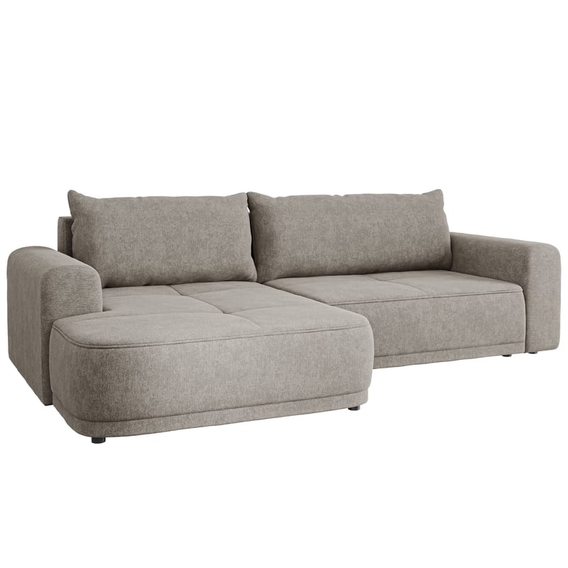 Malor 3-seters sovesofa med sjeselong, venstrevendt, beige