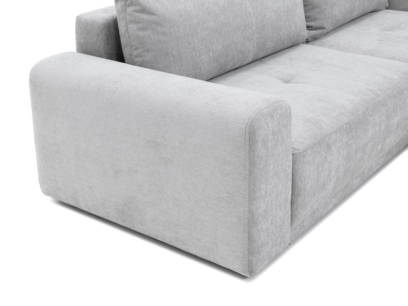 Malor 3-seters sovesofa med sjeselong, venstrevendt - beige - Møbler - Sofaer - Sovesofaer - Hjørnesovesofa