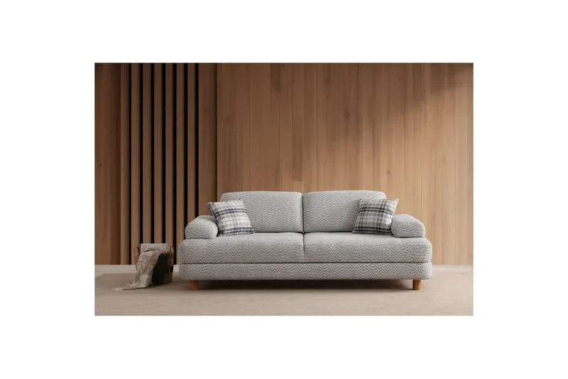 Mami Sovesofa 3-sits - Grå - Møbler - Sofaer - Sovesofaer - 3 seters sovesofa