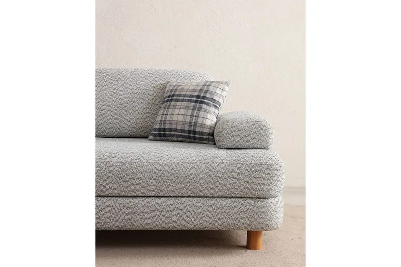 Mami Sovesofa 3-sits - Grå - Møbler - Sofaer - Sovesofaer - 3 seters sovesofa