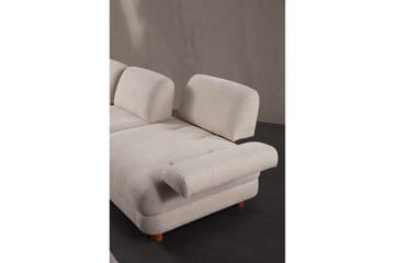 Mami Sovesofa med Divan 4-sits - Krem - Møbler - Sofaer - Sovesofaer - Hjørnesovesofa