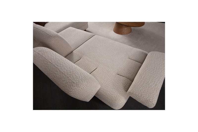 Mami Sovesofa med Divan 4-sits - Krem - Møbler - Sofaer - Sovesofaer - Hjørnesovesofa