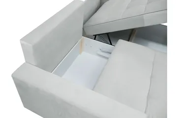 Manetto Sovesofa Med 2-Seters Divan - Svart/Brun - Møbler - Sofaer - Sovesofaer - Sovesofa divan