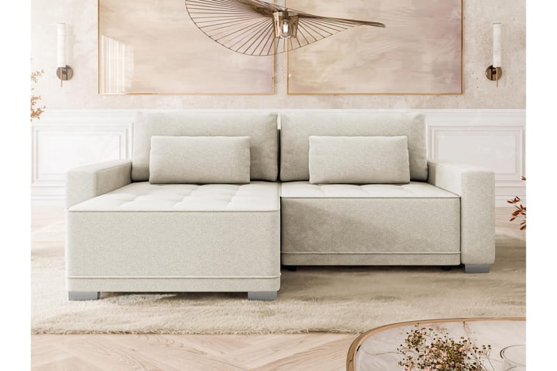 Manetto Sovesofa Med 2-Seters Divan - Svart/Brun - Møbler - Sofaer - Sovesofaer - Sovesofa divan