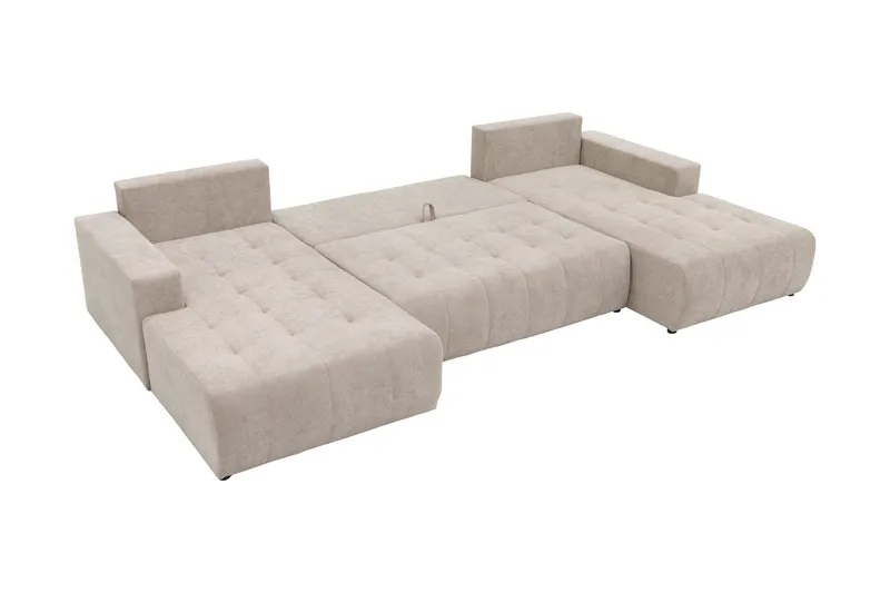 Mardon Sovesofa Dubbeldivan 4-sits - Grå - Møbler - Sofaer - Sovesofaer - U sovesofa