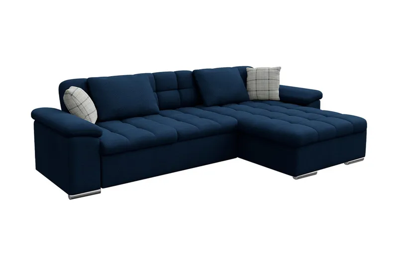 Margretetorp 3-seters Hjørnesovesofa, Blå