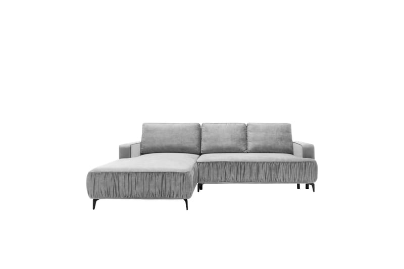 Marisana Sovesofa Med 3-Seters Divan - Grå - Møbler - Sofaer - Sovesofaer - Sovesofa divan