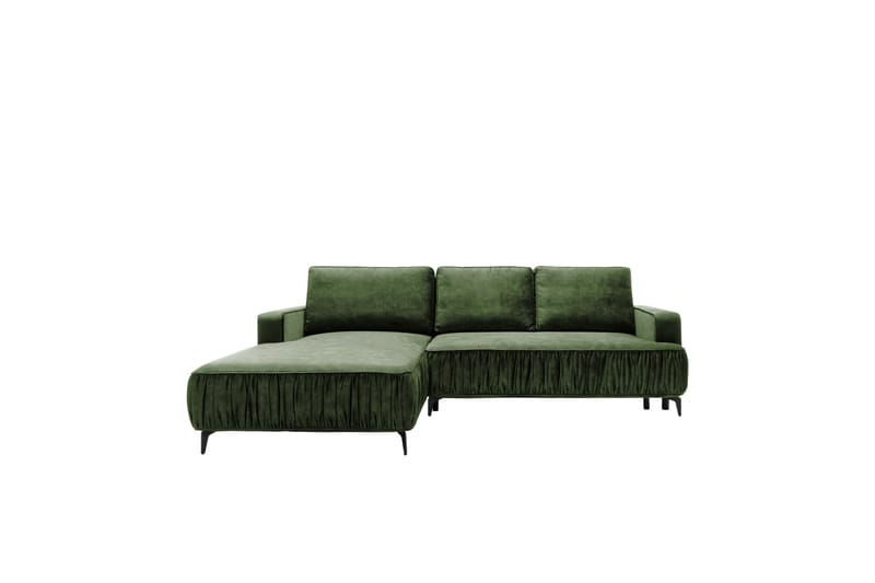 Marisana Sovesofa Med 3-Seters Divan - Grønn - Møbler - Sofaer - Sovesofaer - Sovesofa divan