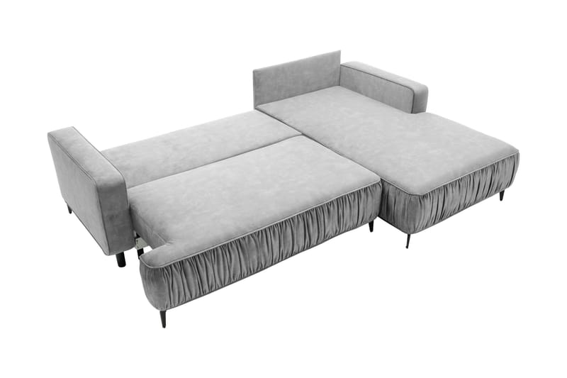 Marisana Sovesofa Med 3-Seters Divan - Svart - Møbler - Sofaer - Sovesofaer - Sovesofa divan